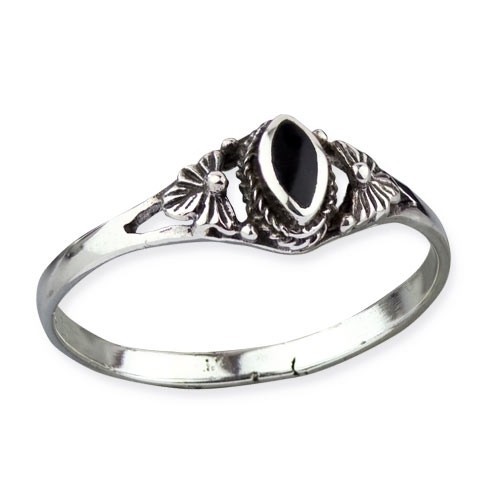 Silberring mit schwarzem Onyx - vergleichen und g&uuml;nstig kaufen